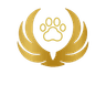 Logo PhoenixVet : patte dorée entourée d'ailes